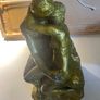sculpture vintage plaster reproduction of "The Kiss" by French Sculptor Auguste Rodin, statue, Image 5