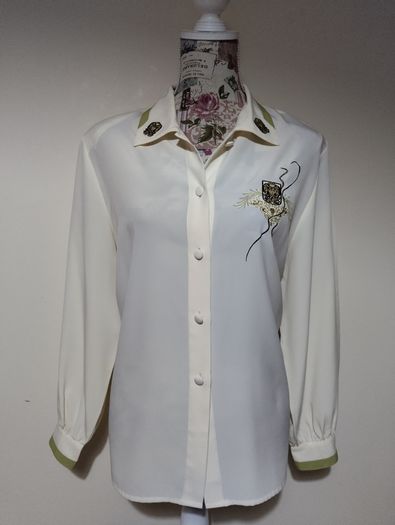 Jacques Vert Designer 3 Piece Outfit, part wool Jacket, Skirt and Blouse set