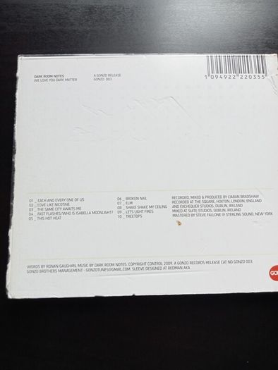 Dark Room Notes - We love you Dark Matter CD