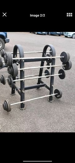 fixed weight barbell set