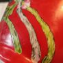 8" Pair of Shende Tang Hand painted Chinese Vintage Vases Image 9