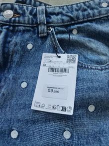 mango jeans polka dot