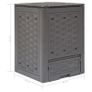 Garden Composters 3 pcs Brown 60x60x83cm 900 L Image 3