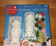 New Christmas Paint your own Christmas Santa and Elf