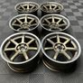 18" Inch Strom DS15 Drift Wheels 5x114.3 Nissan silvia skyline RX7 MX5 R32 R33 lexus IS200 Image 10