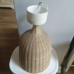 Ikea wicker Ceiling lights with Bulbs x 2