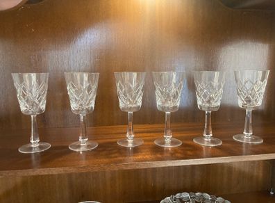 Wine Glasses x 6 - Galway Crystal