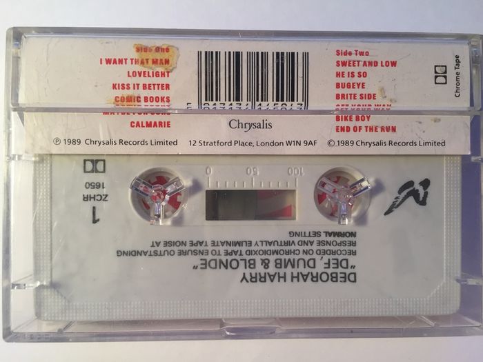 Deborah Harry [1989] Def, Dumb, & Blonde (Cassette Tape Album)