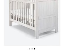 Mamas and Papas Atlas Cotbed (white) with mattress