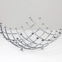new chrome fruit bowl