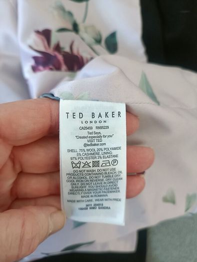 Ted baker coat size 3