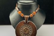 Enamel necklace