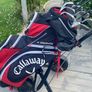 Callaway golf clubs and trolley Image 3