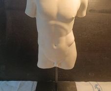 15" Marble Bust of David by Michelangelo