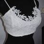 BNWT Missguided white lace overlay bralet size UK10 EU38 Postage included Image 2