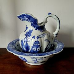 Antique Jug & Wash Bowl