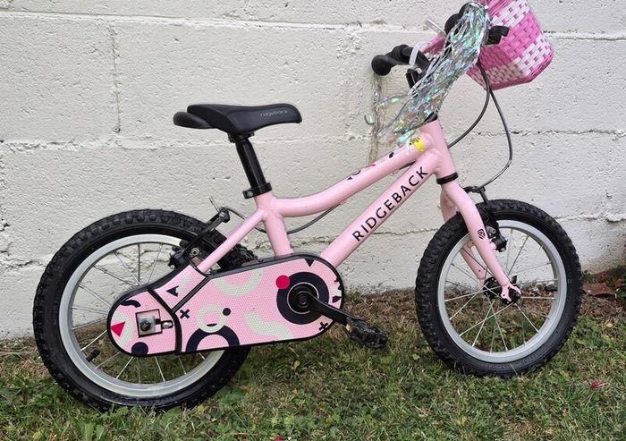 Ridgeback Honey 14in Wheel Kids Bike in Pink