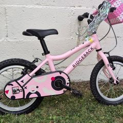Ridgeback Honey 14in Wheel Kids Bike in Pink