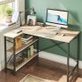 L Shaped Desk Small Corner Desk with Shelves 120CM Reversible Computer Desk Writing Table with Bookshelf for Home Office Small Space LOTS OF COLOURS AVAILABLE, SEE PHOTOS (FREE POSTAGE) Image 10