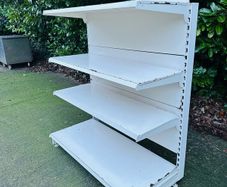 Shop Shelving Grade B - 1.5 Metres High - 1.25 Metres Wide - Large Quantity