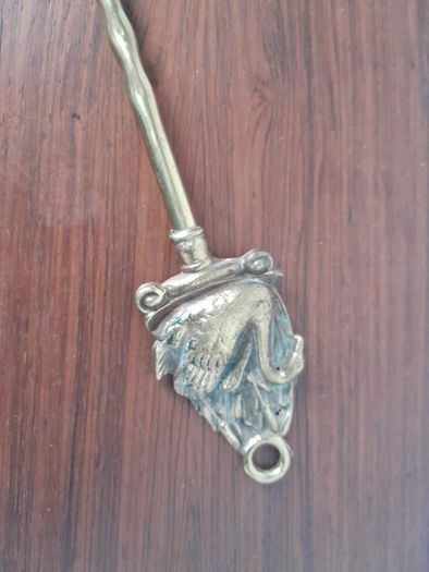 Antique Solid Brass Fire Porker