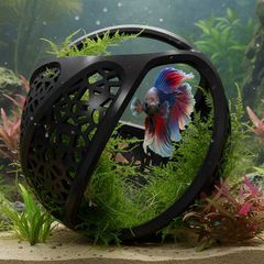 Betta Fish Cave Floating Hammock
