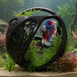Betta Fish Cave Floating Hammock