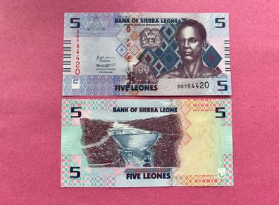 Sierra Leone. 5 Leones. 2022.  ( Uncirculated )