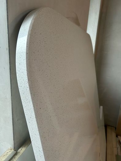 Quartz granite (silestone maple bianco) island worktop