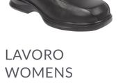 New Ladies Black LAVARO Safety Work Shoes