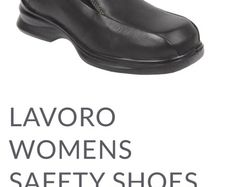 New Ladies Black LAVARO Work Shoes