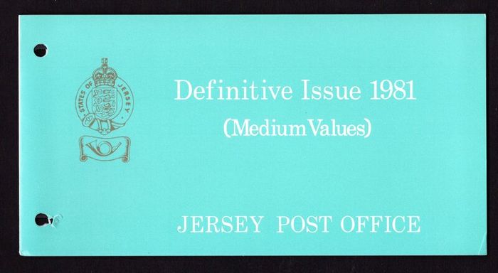1981 Jersey Definitive Issue of Medium Values Stamps Presentation Pack