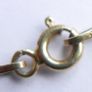 Vintage Sterling Silver 925 Gold Plated Arabic Necklace, Arabic Name Necklace length 16" - 3,9g Image 7