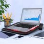 Laptop and Notebook Cooling Pad With 6 Fans at 1400 RPM and Red LED Laptop Cooler fits up tp 19" Image 2