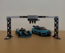 Lego Speed Champions 76898 Formula E Panasonic Jaguar Racing GEN2 Car & Jaguar I-PACE eTROPHY (Built)
