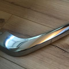 Mercedes w126 s class left front bumper chrome corner