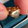 RARE McDonald's 14k Gold Signet Ring with Real Diamond Image 3