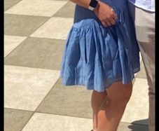 Blue Occasion Mini Dress