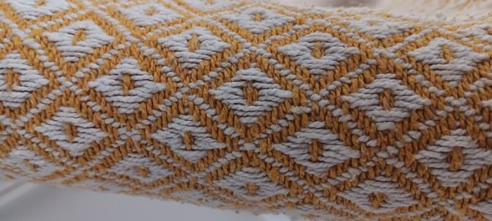 Throws mustard patterned price for all 4