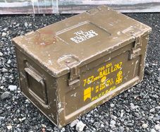 Vintage 1966 British Military H50 MK1 Steel Ammo Box