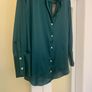 Zara Bottle Green Blouse Image 4