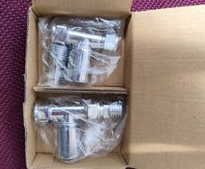 Brand New Manissa Milano Straight Chrome Radiator Valves 15mm