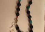 Amethyst, Carnelian & Amazonite necklace