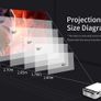 Mini Portable Projector Full Hd Led Mobile Video Support Wifi Image 2