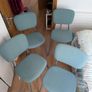 4 IKEA Karljan Chairs - good condition, in blue (Kabusa turquoise) Image 3
