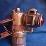 Circa 1900 "British Miller Made" Carbide Rear Safety / Tail Lamp Image 6