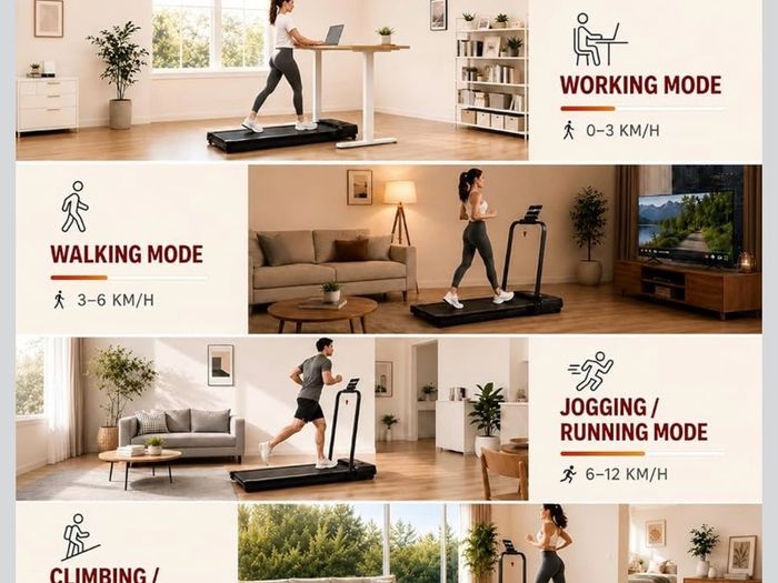 New Citysport V5 Compact Walking Pad Treadmill