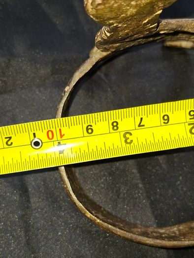 Rare Bronze Genuine Antique Arm Bracelet, Protectors of Family and Culture, Snakes are ambivalent, representing both day, light, good, but also symbolizing the Forces of Darkness, Evil, and Witchcraft Sorcery.