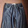 Bershka Loose fit Jeans in Navy size 8 Image 3