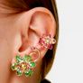 Swarovski earrings and ear cuff Image 6